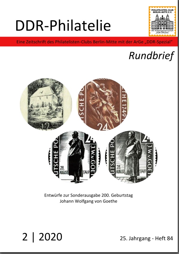 Philatelie DDR Rundbrief Literatur