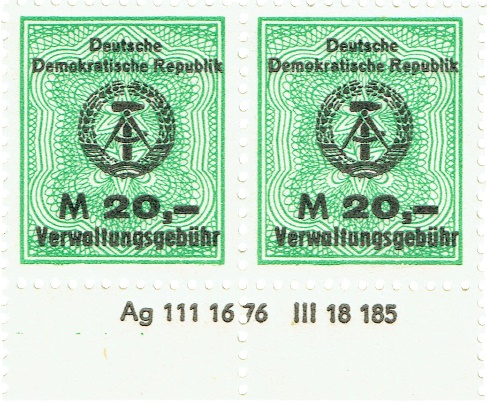 DDR Fiskalphilatelie