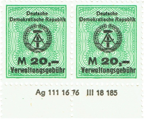 DDR Fiskalphilatelie