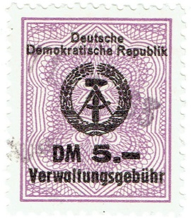 DDR Fiskalphilatelie
