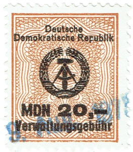 DDR Fiskalphilatelie