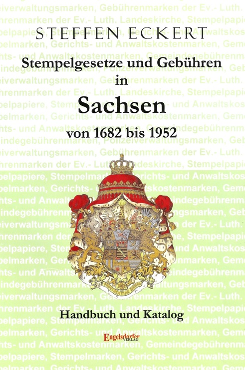 Sachsen Gebühren Stempelgesetze Fiskalphilatelie