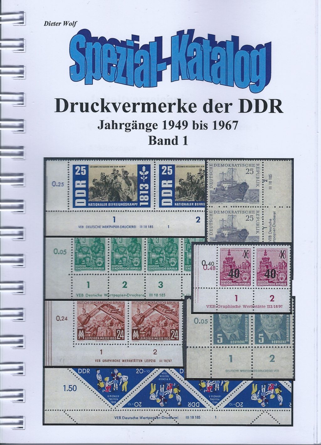 Philatelie DDR Druckvermerke DV