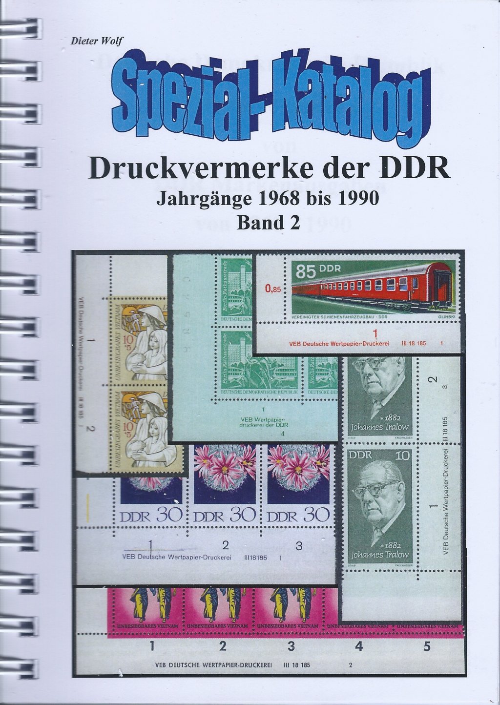 Philatelie DDR Druckvermerke DV