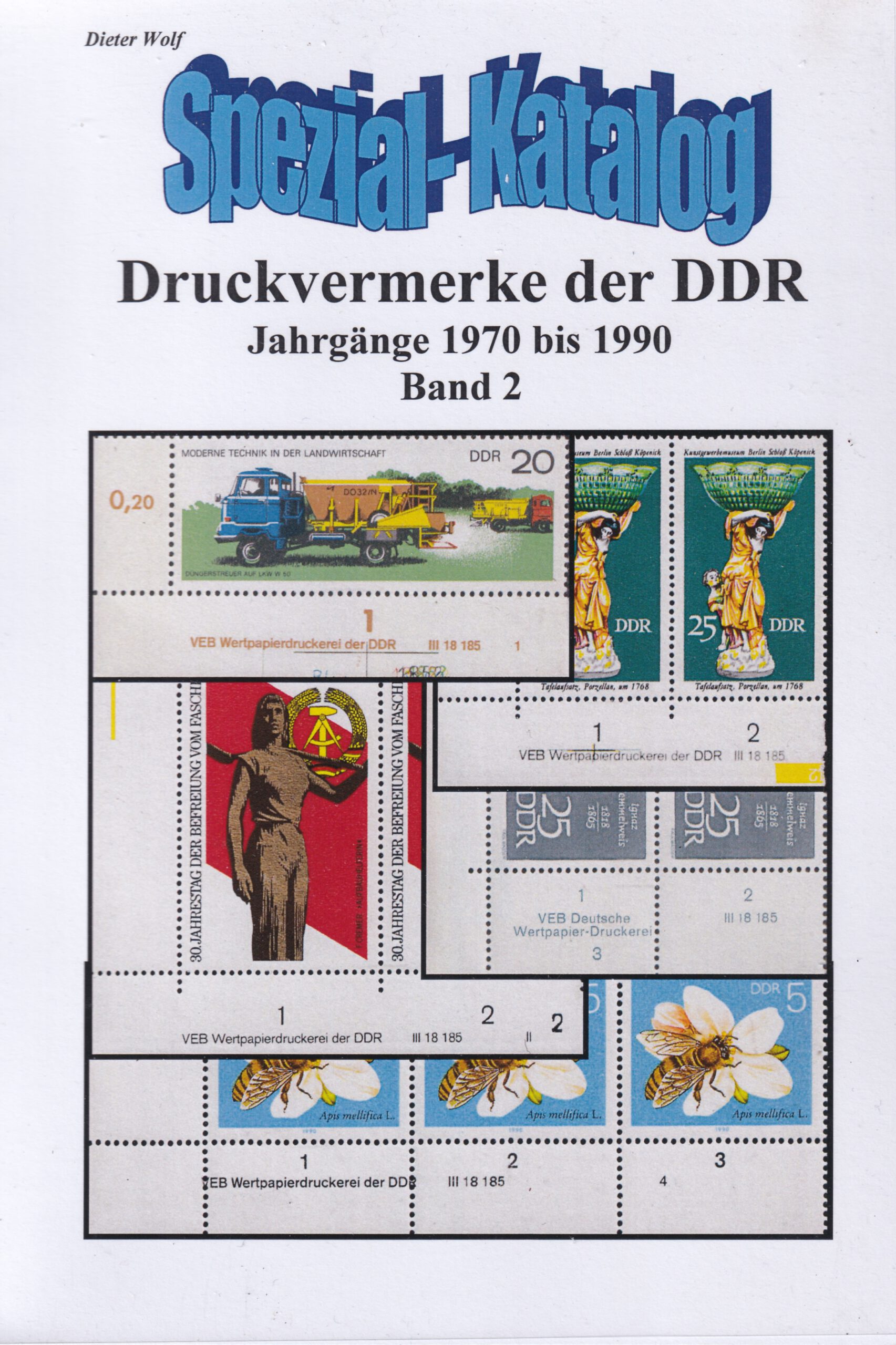 DDR Philatelie Literatur Druckvermerke Katalog