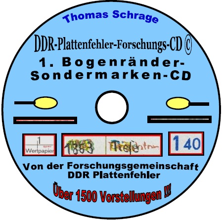 DDR Philatelie Plattenfehler Katalog