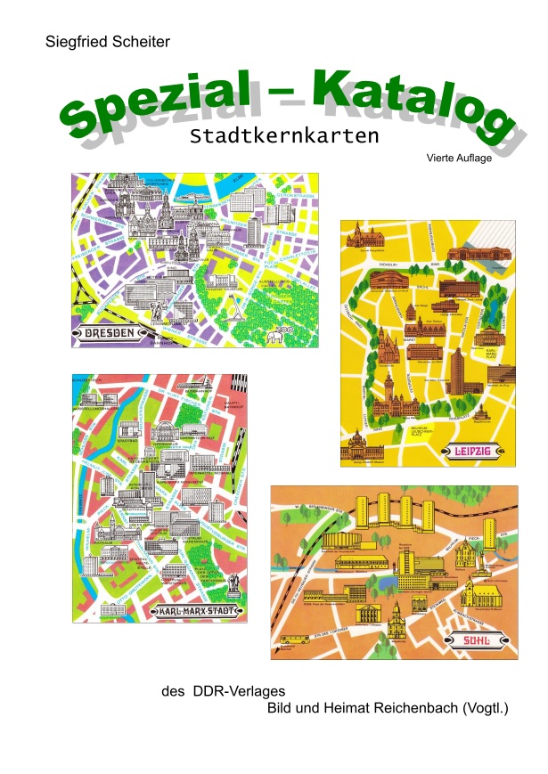 DDR Philatelie Literatur Stadtkernkarten