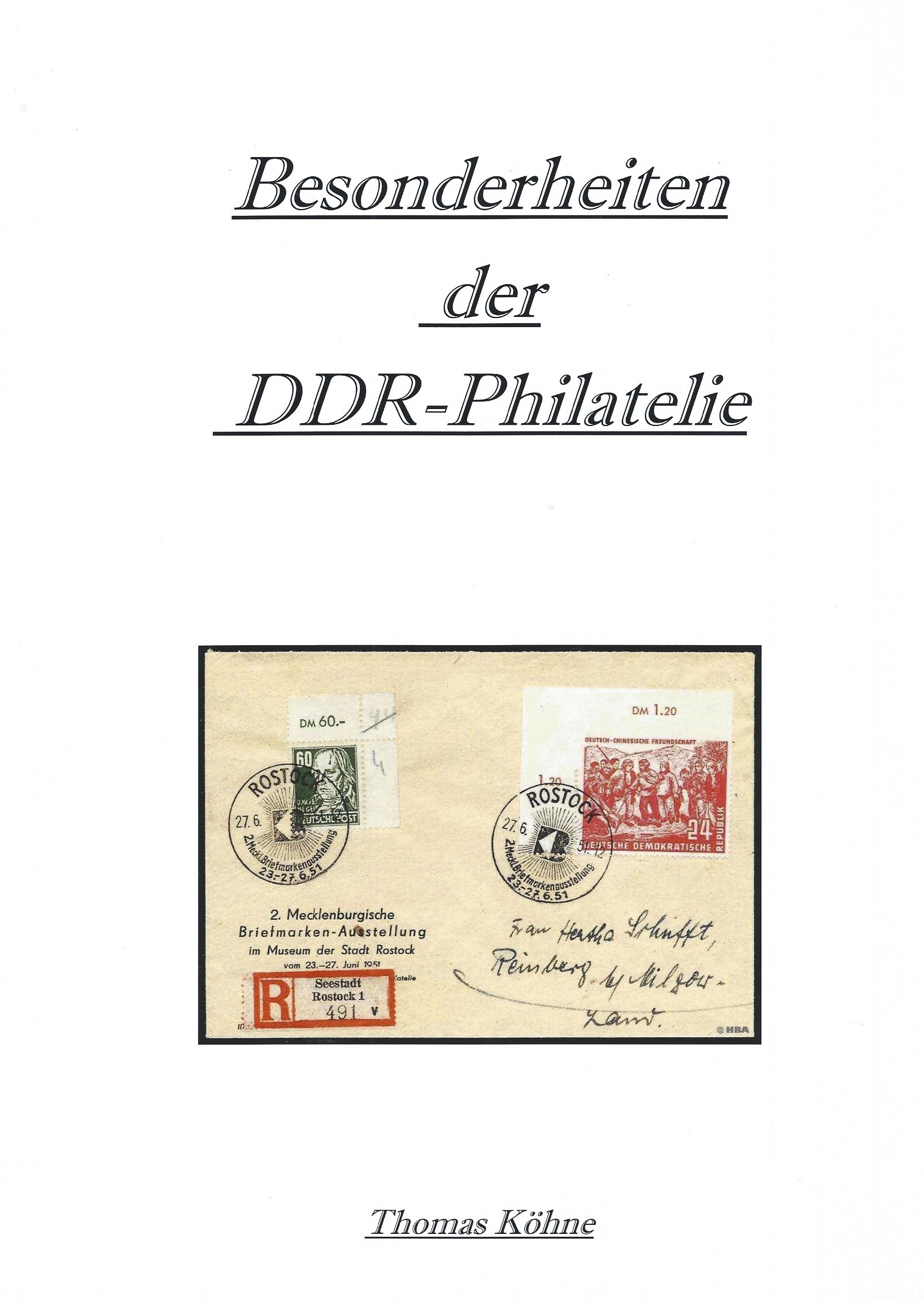 Besonderheiten der DDR-Philatelie