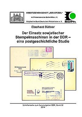 DDR Philatelie Literatur sowjetische Stempelmaschinen