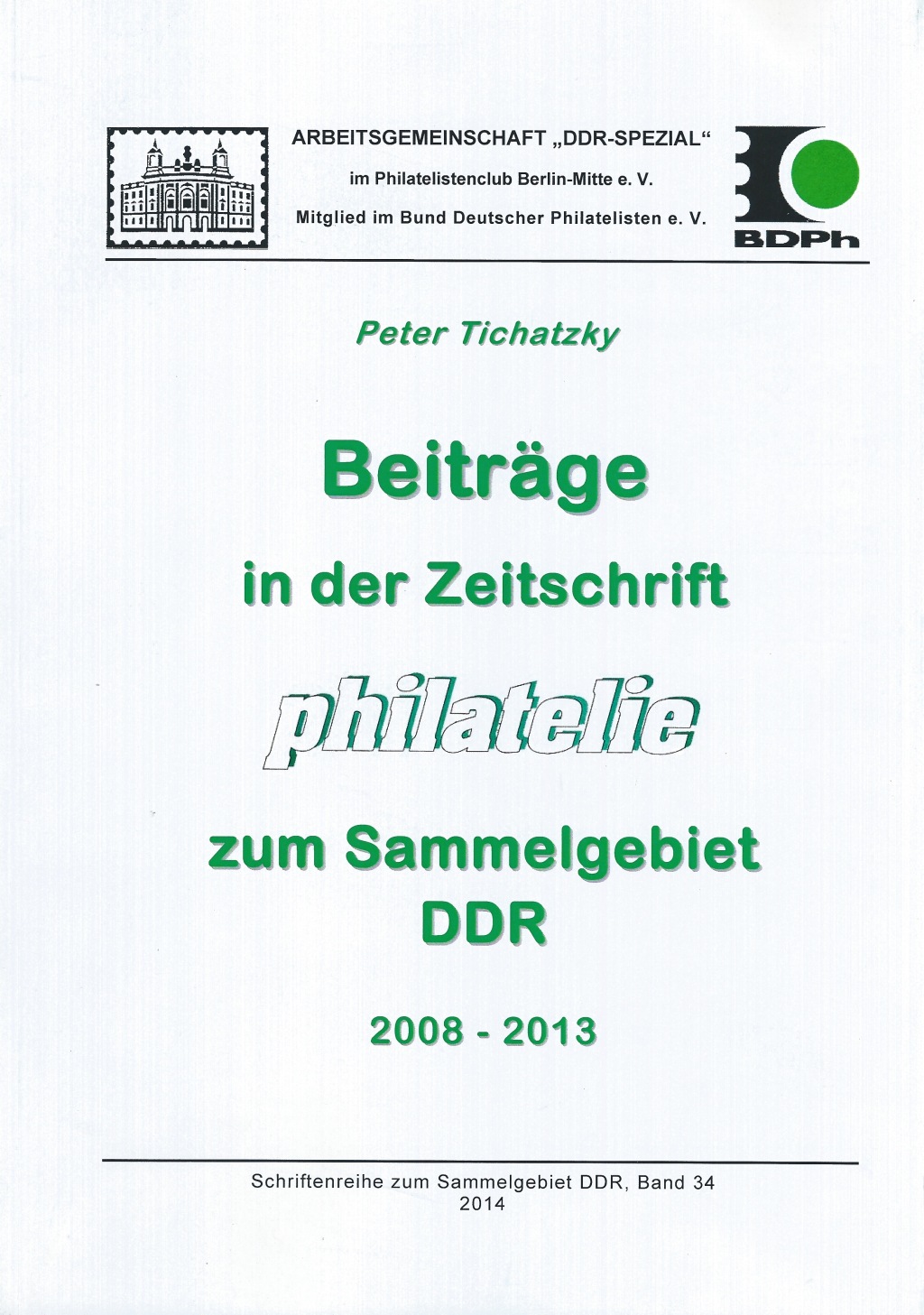 DDR Philatelie Literatur