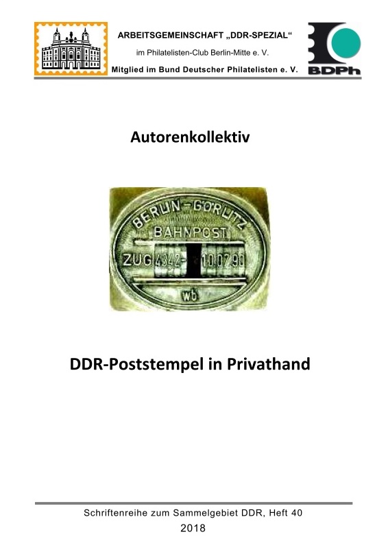 DDR Philatelie Literatur Postministerium Akten