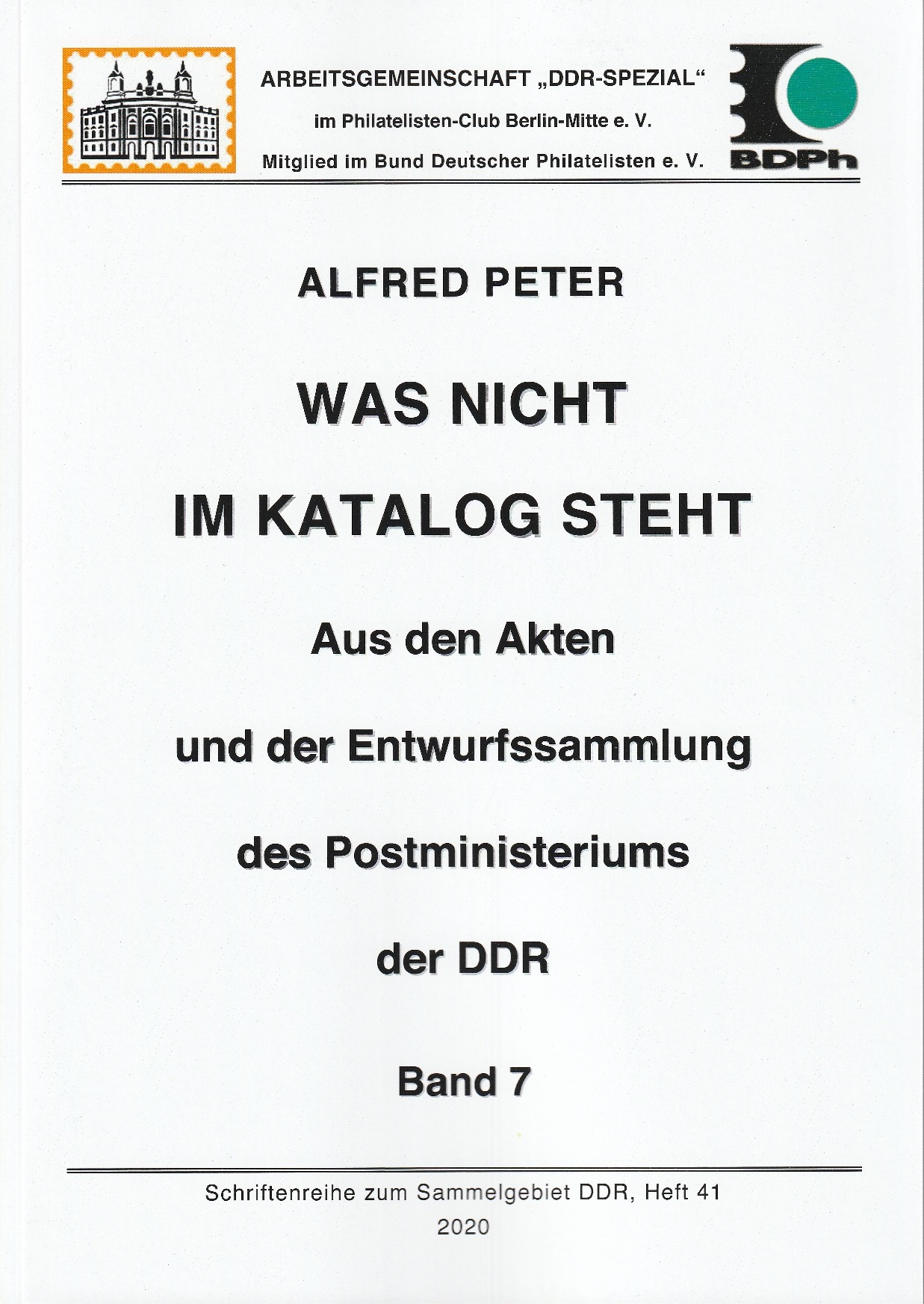 DDR Philatelie Literatur