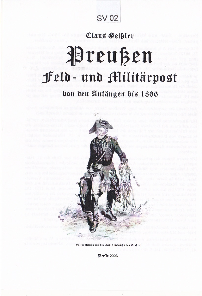 Preussen Philatelie Literatur