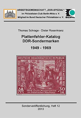 DDR Philatelie Literatur Plattenfehler