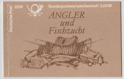 DDR Markenheftchen MH 9 Fische