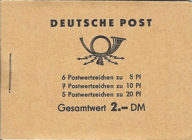 DDR Markenheftchen Zusammendrucke SMHD