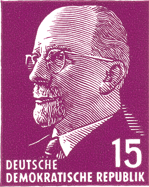 Philatelie DDR Dauerserie Walter Ulbricht Typen