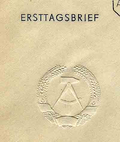 DDR Walter Ulbricht FDC ETBU