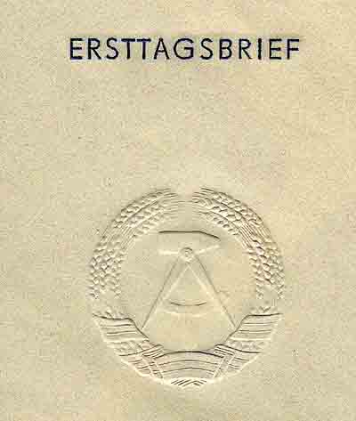 DDR Walter Ulbricht FDC ETBU